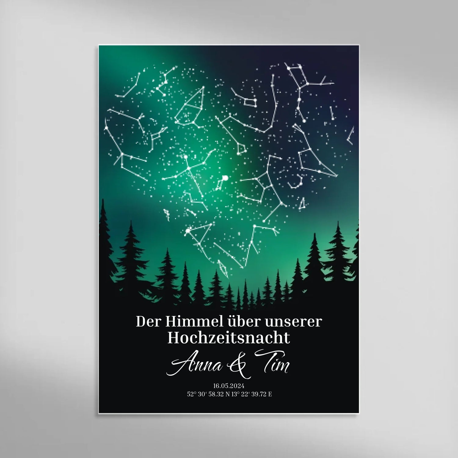 Personalisierte Sternenkarten – Der Sternenhimmel für besondere Momente