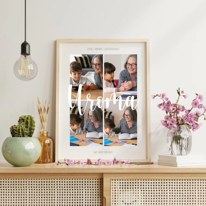 Liebevolle Fotocollage für Deine Uroma