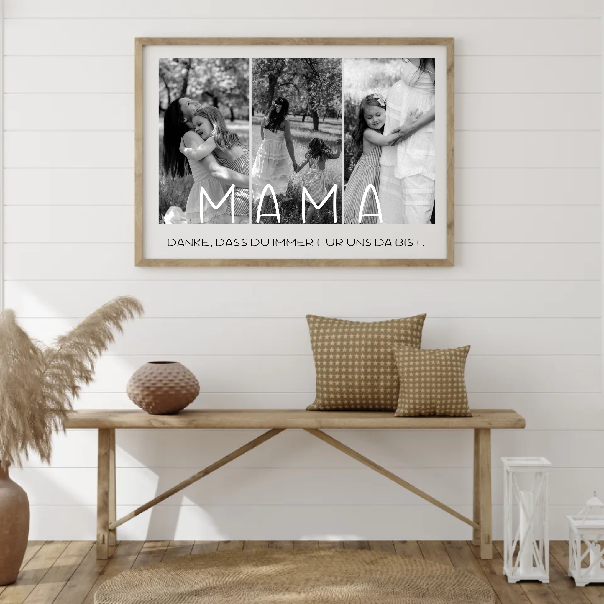 Designvorschau bei Geschenkfabrik24: Fotocollagen-Poster zum Muttertag