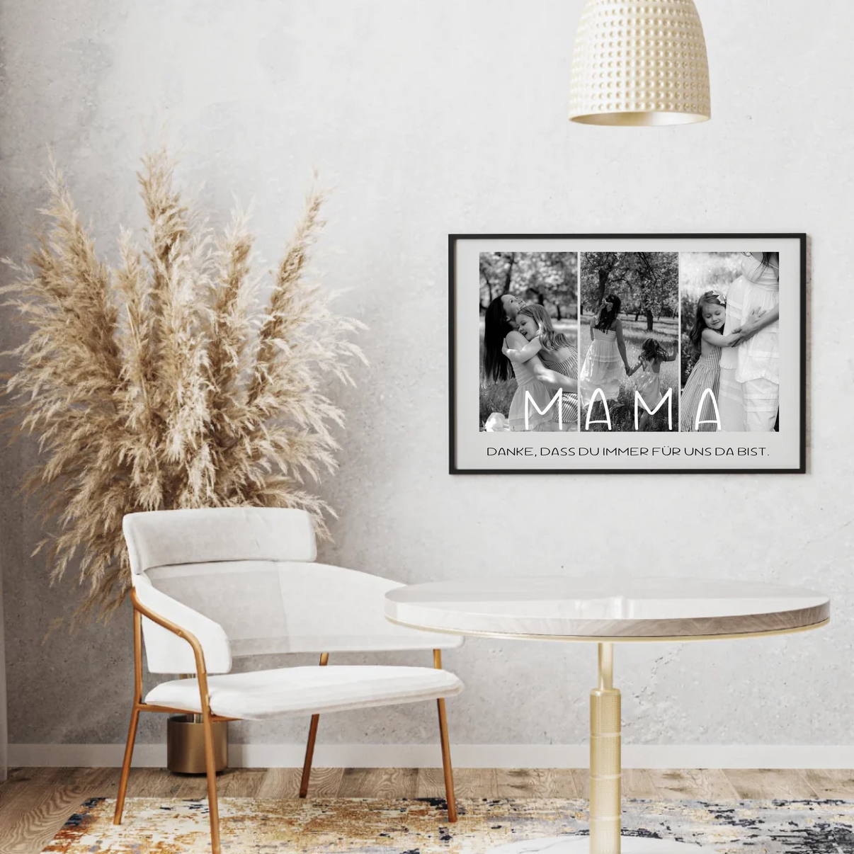 Mama Fotocollage Poster individuelles Design von Geschenkfabrik24
