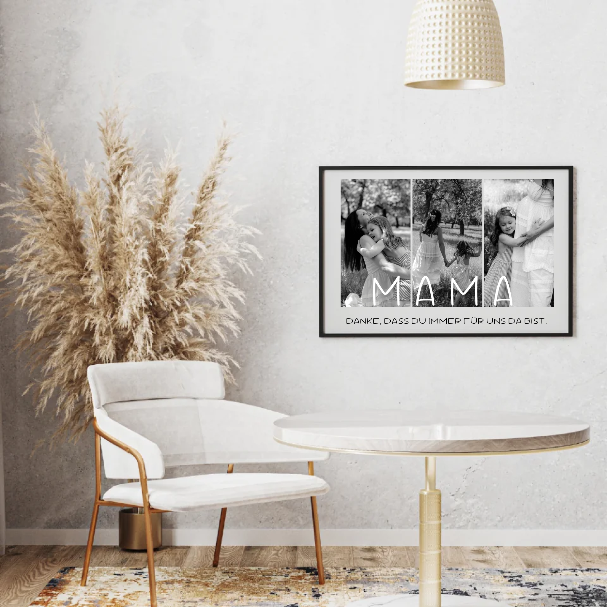 Mama Fotocollage Poster individuelles Design von Geschenkfabrik24