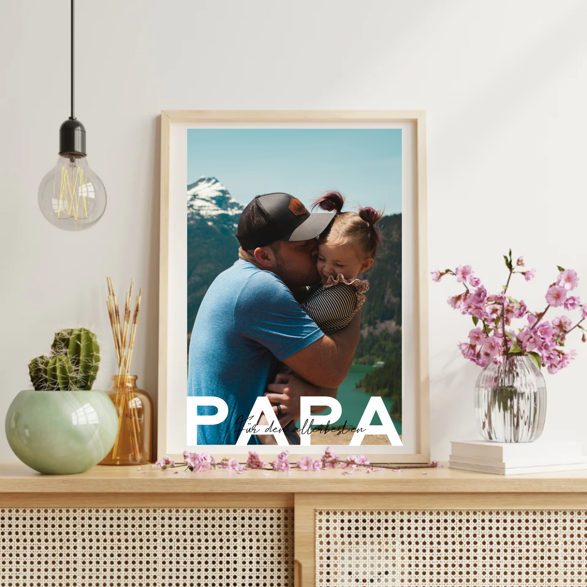 Vorschau des Papa-Fotoposters 'Für den allerbesten' von Geschenkfabrik24