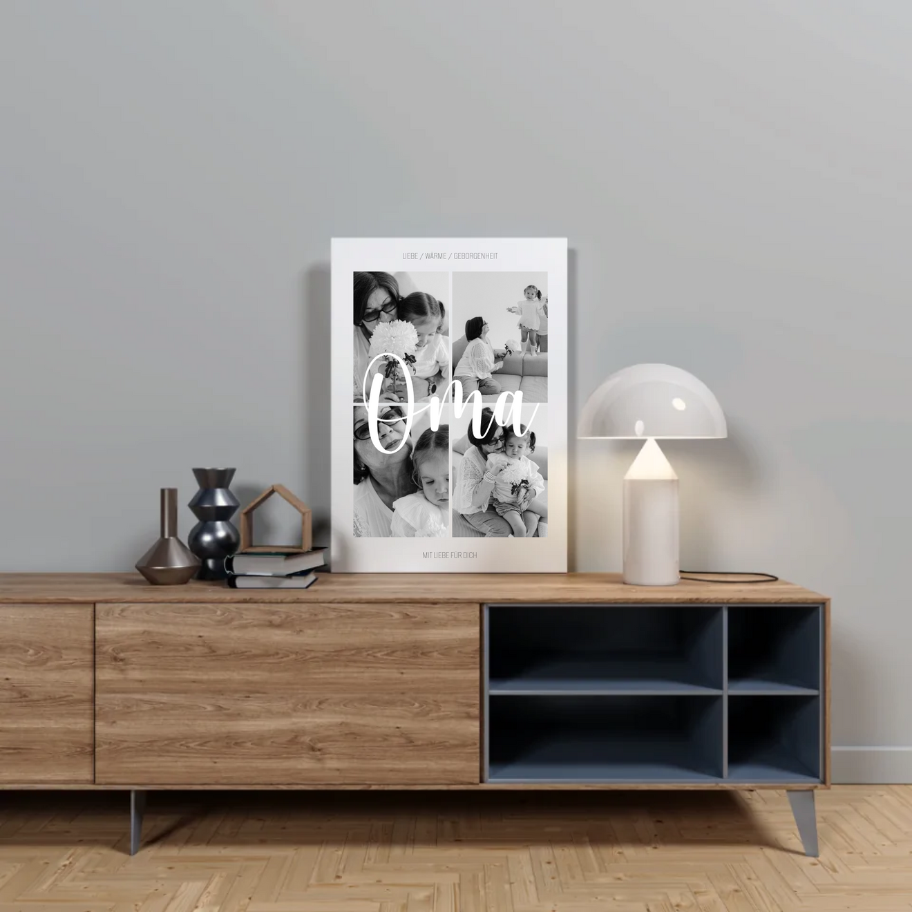 Detailansicht Fotocollage-Poster von Geschenkfabrik24 für Großmutter