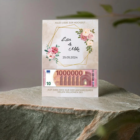 Digitales Download-Poster Geldgeschenk Hochzeit personalisiert bei Geschenkfabrik24
