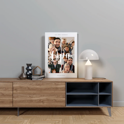 Personalisiertes Fotoposter für Opa