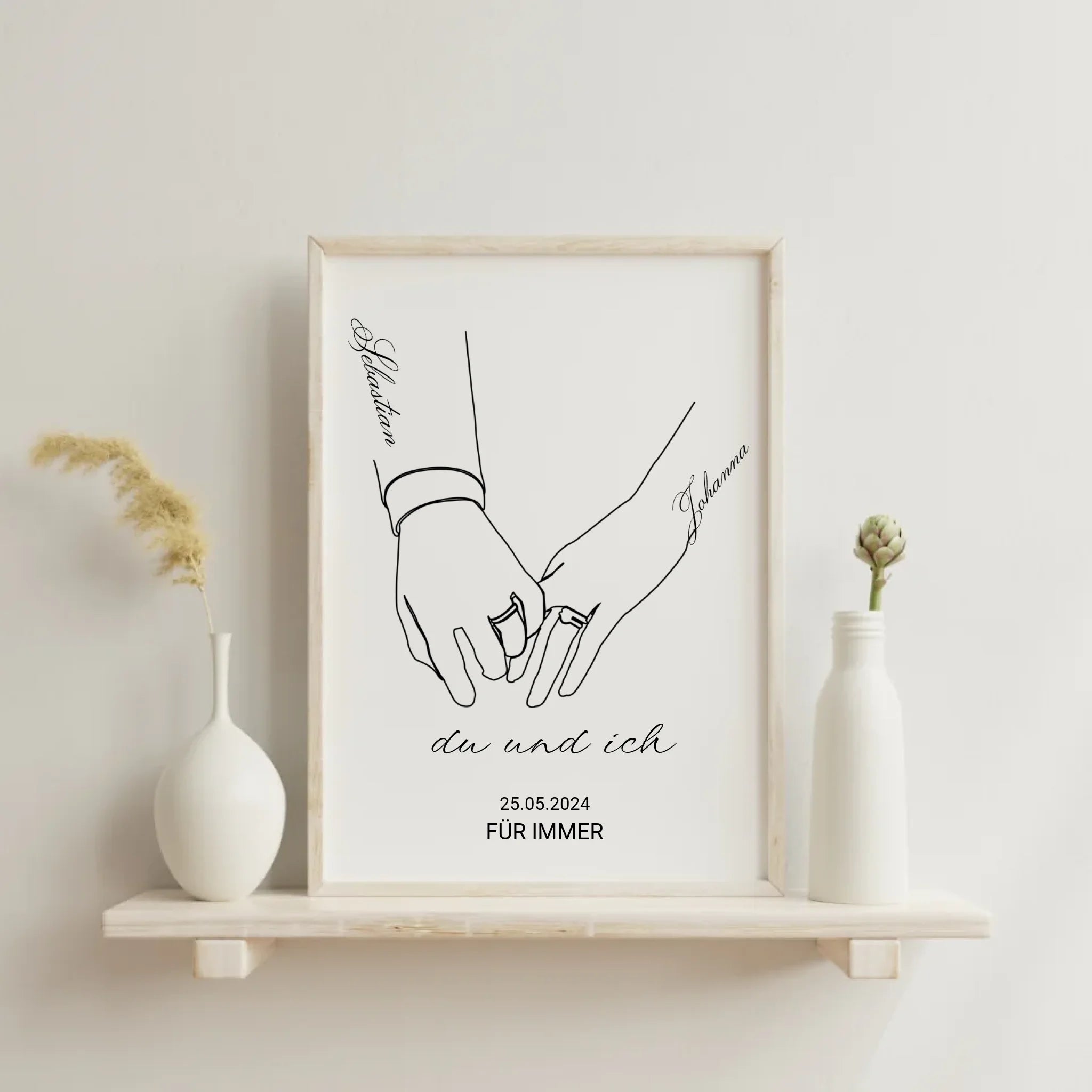Persönliches Poster „Du und Ich“ mit Lieblingsdatum