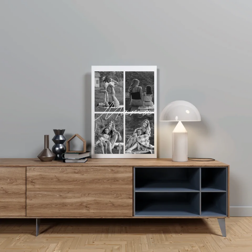 Premium-Druck Fotocollage Poster auf 250g/m² Papier