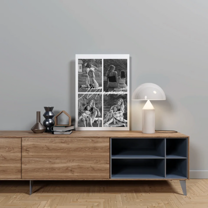 Premium-Druck Fotocollage Poster auf 250g/m² Papier