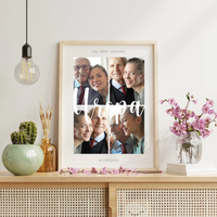 Personalisiertes Fotocollage-Poster für Deinen Uropa