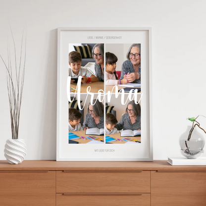Liebevolle Fotocollage für Deine Uroma