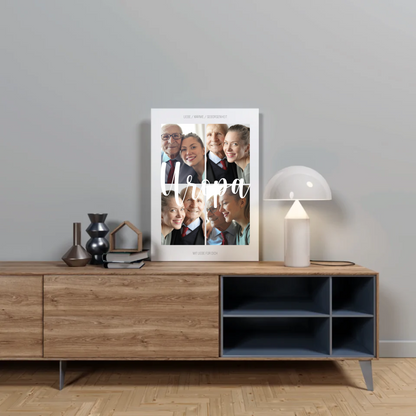 Personalisiertes Fotocollage-Poster für Deinen Uropa
