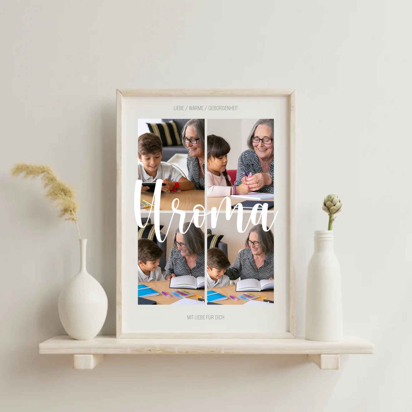 Liebevolle Fotocollage für Deine Uroma